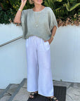 Puff Sleeve Two-piece Set