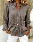 Commute-Casual Gathered Blouse