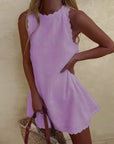 Chic Wave Edge Mini Dress