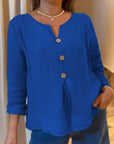 Tailored Casual Top with a Clean Look