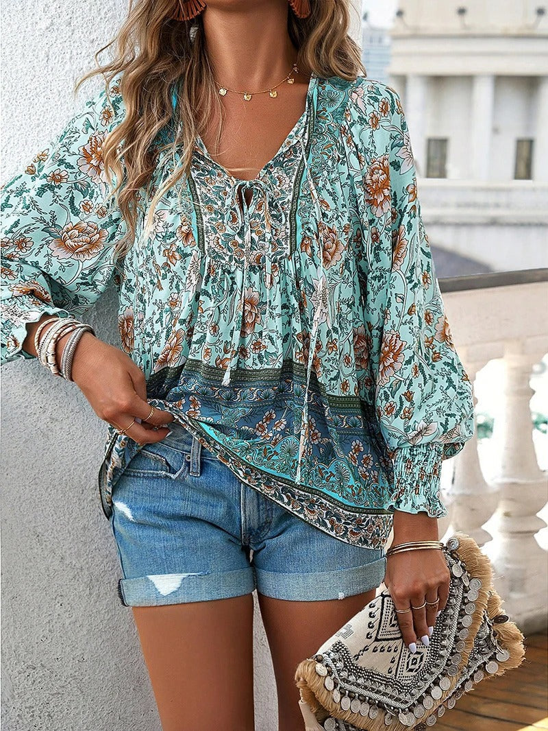 Fresh Look Floral Blouse with Casual Charm