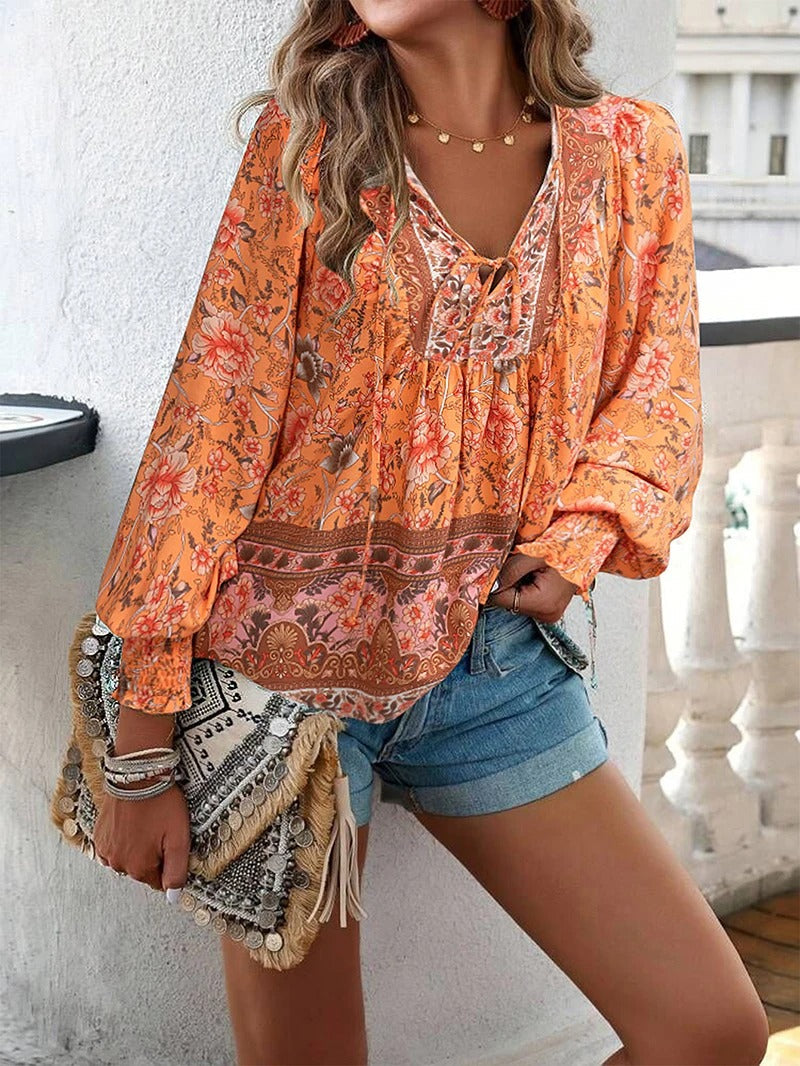 Fresh Look Floral Blouse with Casual Charm