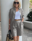 Women's Cardigan Two-Piece Set