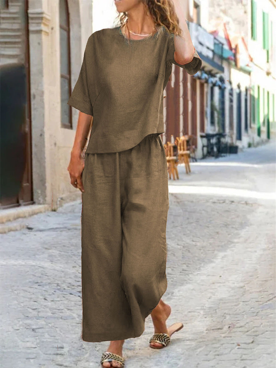 Casual Loose Suit Two Piece Set