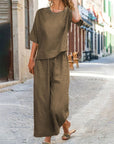 Casual Loose Suit Two Piece Set