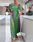 Boho Bliss Patchwork Maxi Dress
