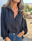 Stylish Oversized Blouse – Flowy, Lightweight & Effortless Fit for Elevated Everyday Looks