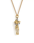 Hug Necklace with Symbolic Embrace Design