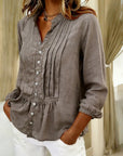 Commute-Casual Gathered Blouse