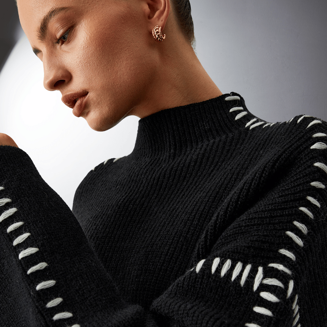 Comfortable Premium Turtleneck Pullover