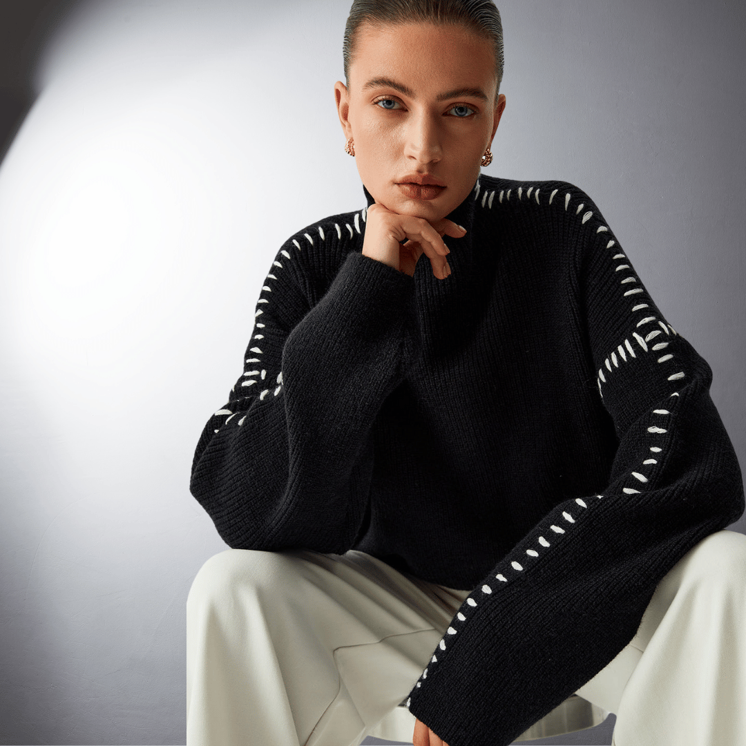 Comfortable Premium Turtleneck Pullover