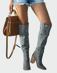 Knee-High Leather Orthopedic Boots