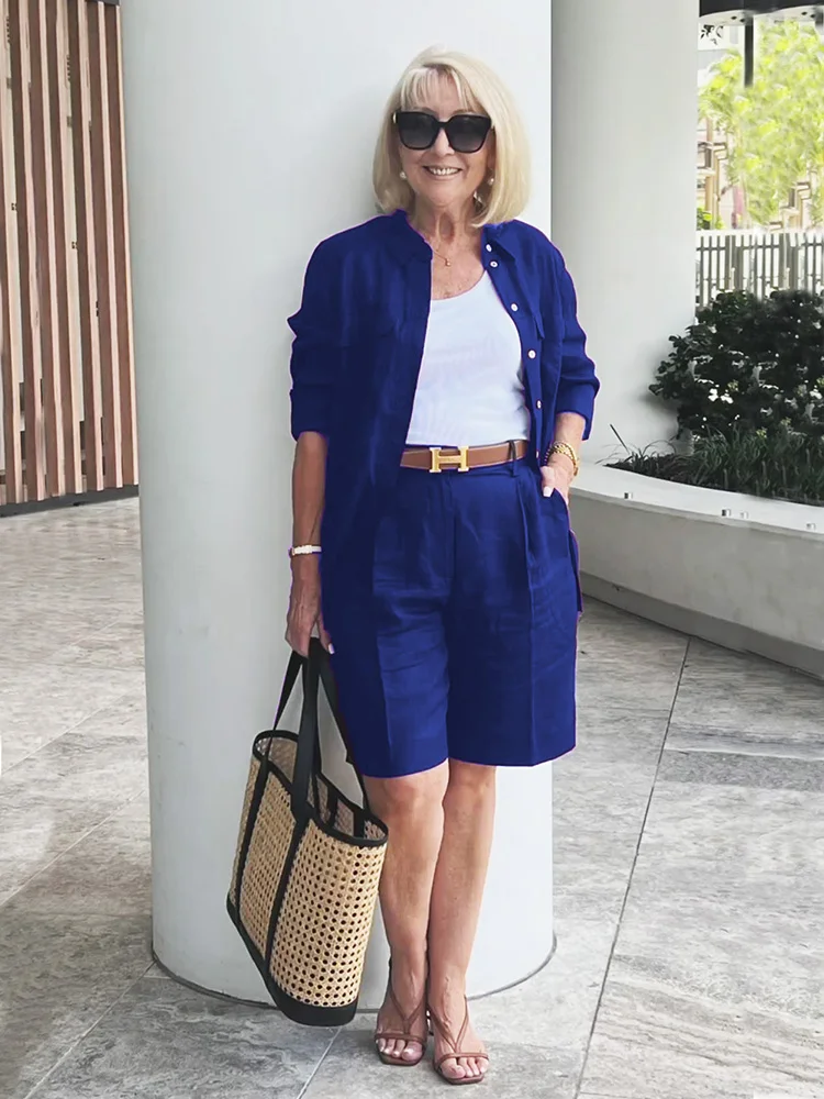 Women's Cardigan Two-Piece Set