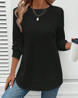 O-Neck Long Sleeve Daily Wear Shirt
