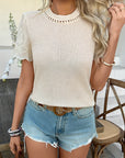 Elegant Women'S Crew Neck Top