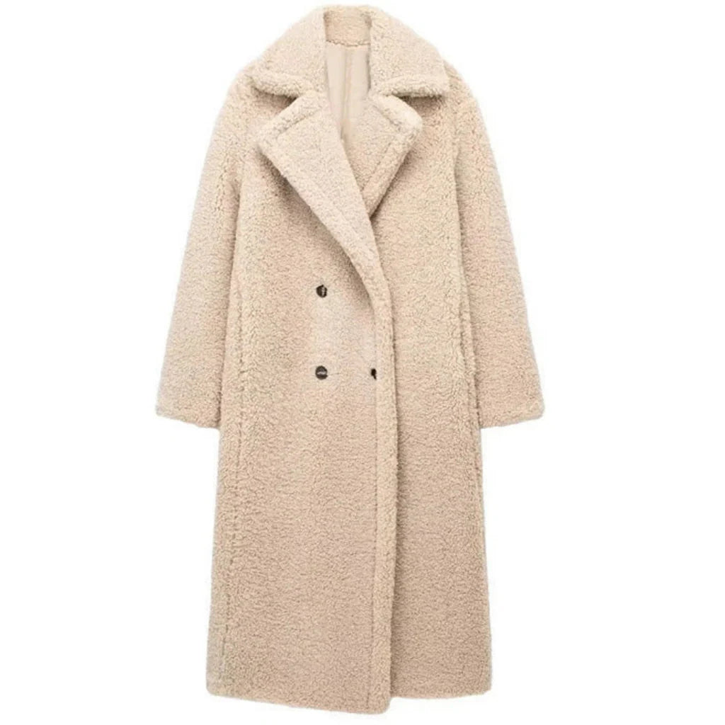 Women's Long Winter Warm Trench Coat
