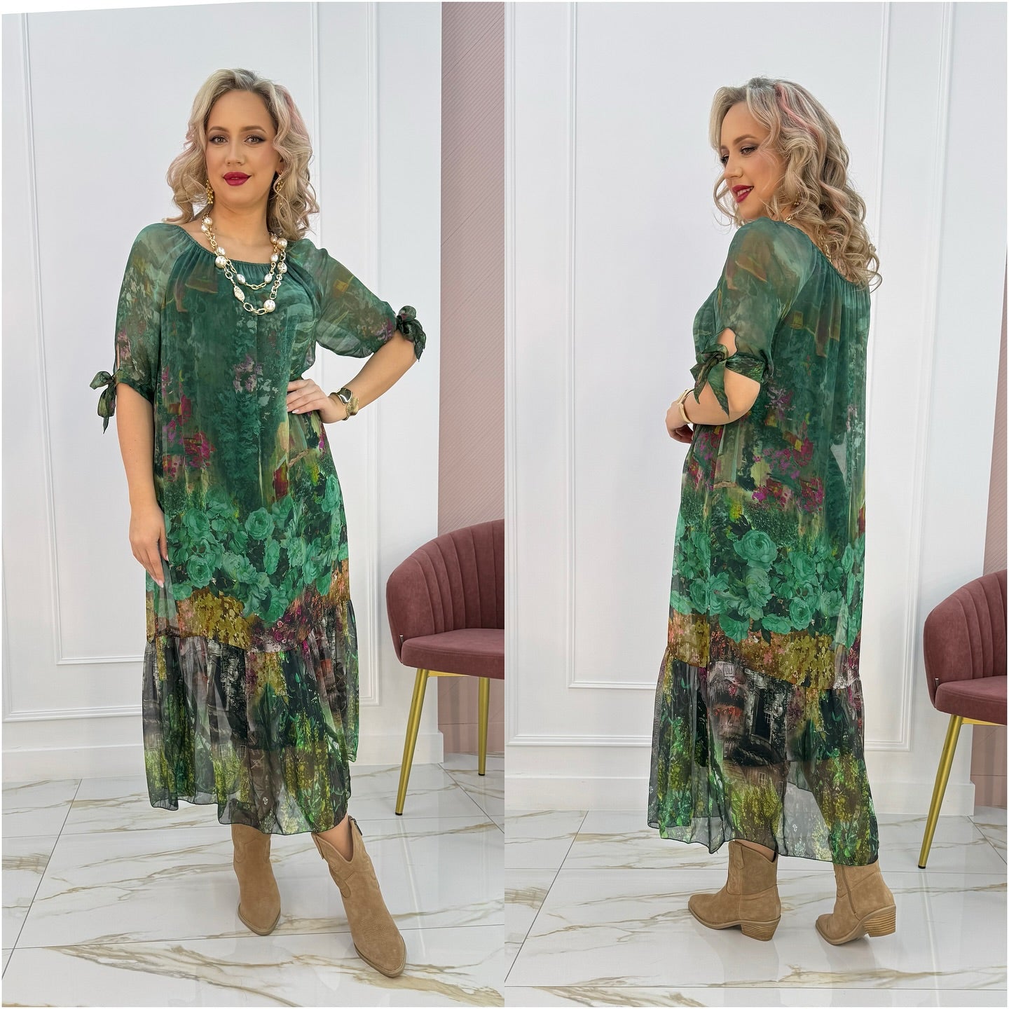 Airy and Breathable Midi Dress