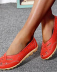 Soft Leather Moccasins with Airy Design