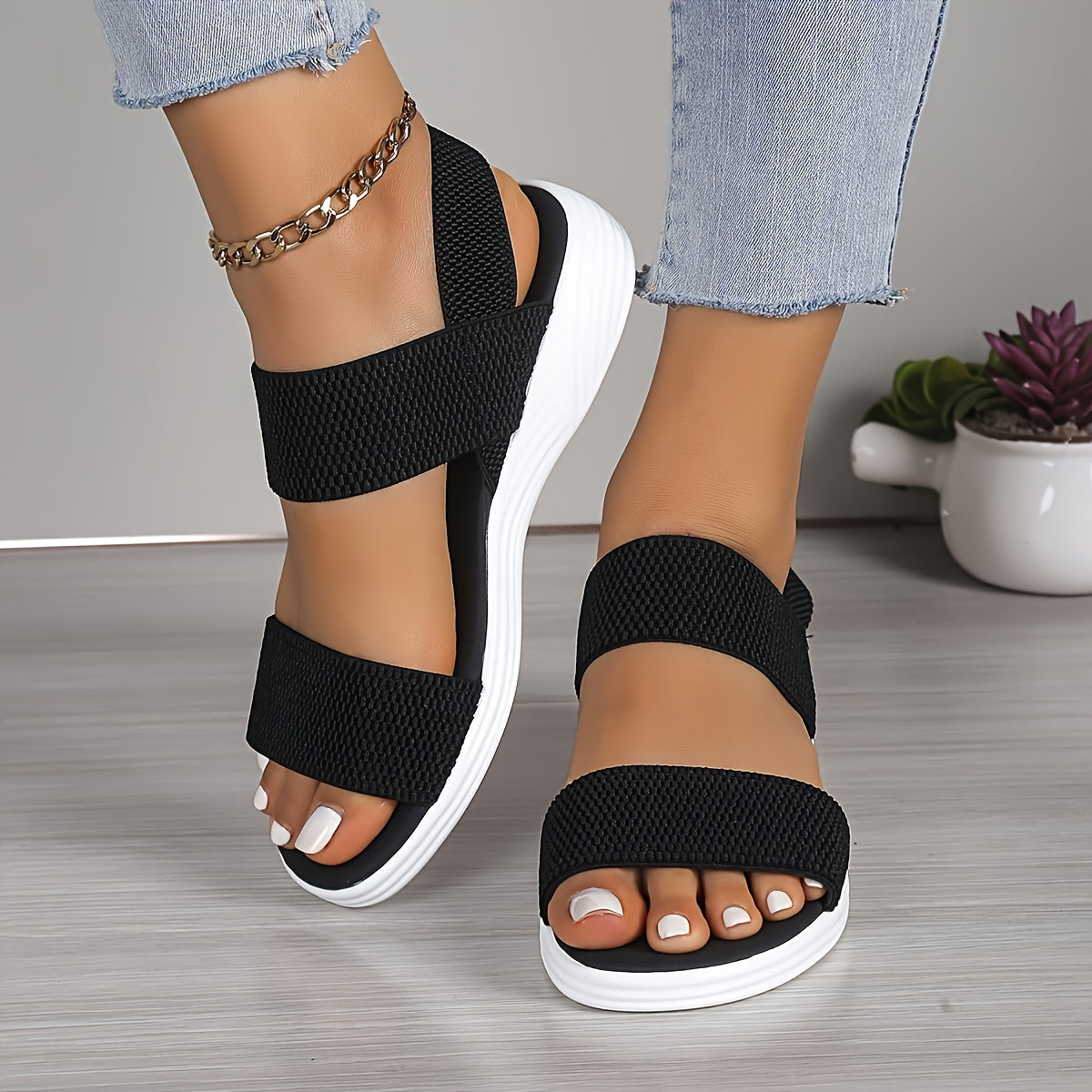 Breathable Stretch Sandals for Daily Wear