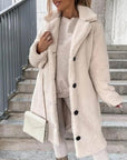 Cozy Women's Longline Wool Coat