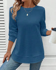O-Neck Long Sleeve Daily Wear Shirt