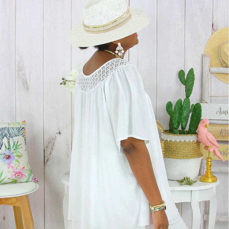 Summer Cloth With Short Sleeve Dress