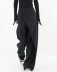 Fashionable asymmetric trousers