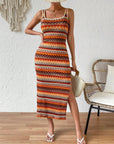 Sleek Ribbed Bodycon Knit Dress