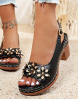 Stylish Stiletto Heel Sandals