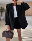 Modern Two-Piece Blazer and Shorts Outfit