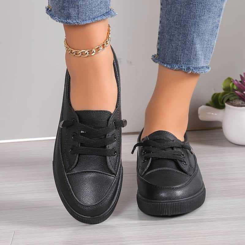 Elegant Women's Slip-On Sneakers – Stylish & Comfortable