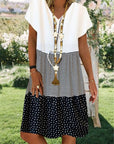 Stylish Floral Print Dress