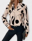 Elegant Blouse With Design – Lightweight, Feminine Statement Top for Workdays or Weekend Styling
