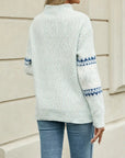 Women's sweater with Icelandic patterns