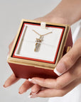 Hug Necklace with Symbolic Embrace Design