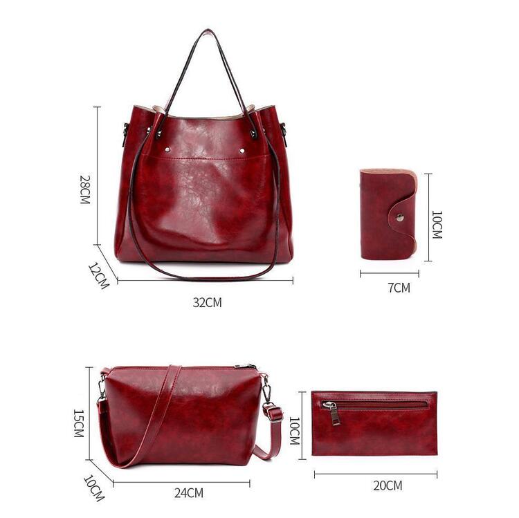 Elegant Leather Bag with Contemporary Flair