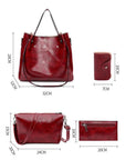 Elegant Leather Bag with Contemporary Flair