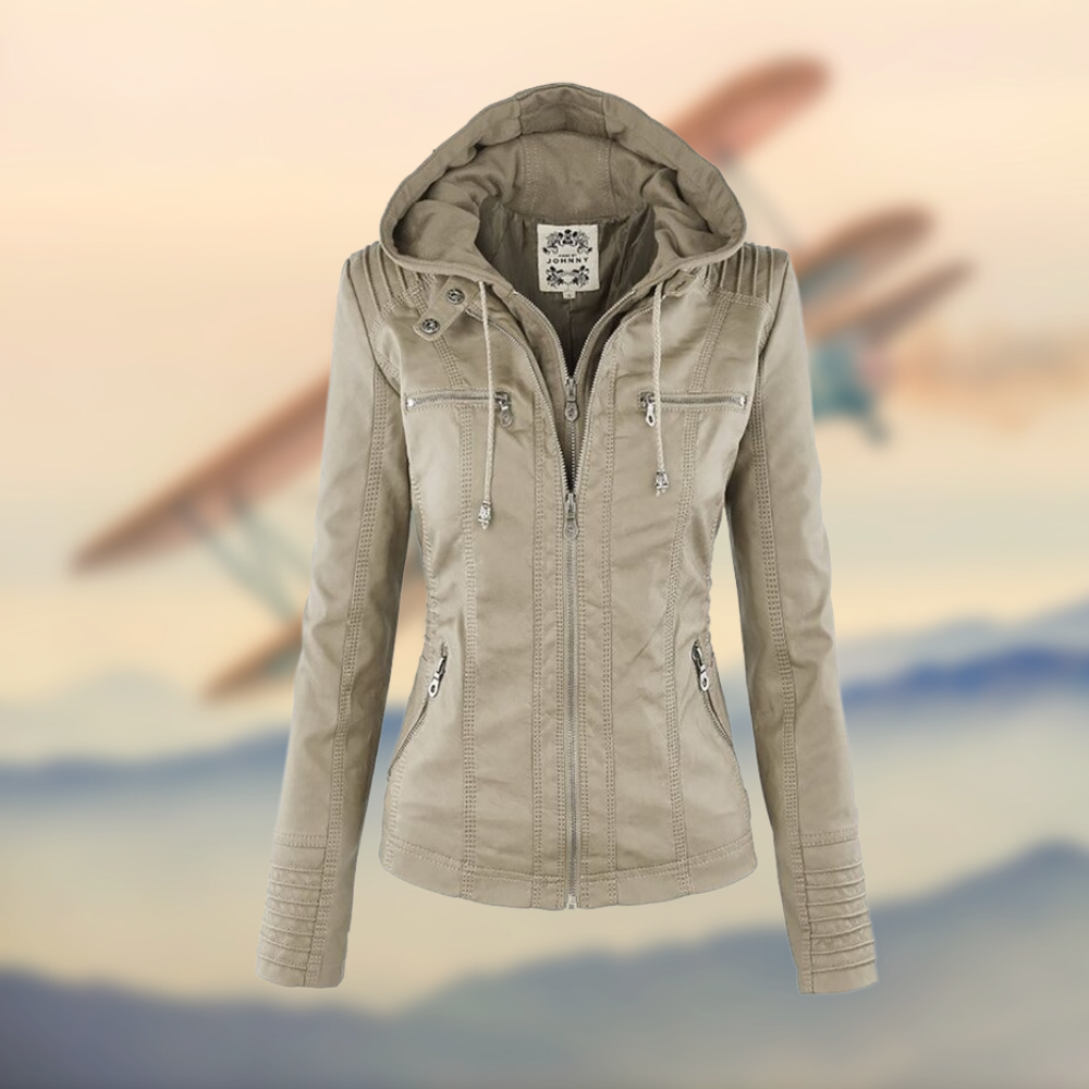 Casual Zip-Up Hooded Jacket