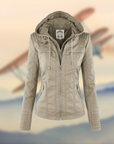 Casual Zip-Up Hooded Jacket