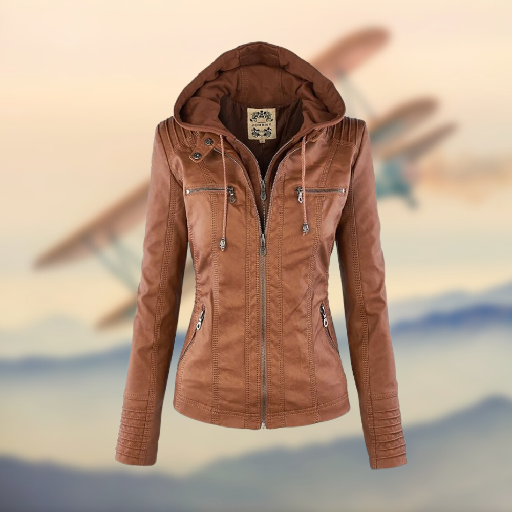 Casual Zip-Up Hooded Jacket
