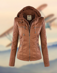 Casual Zip-Up Hooded Jacket