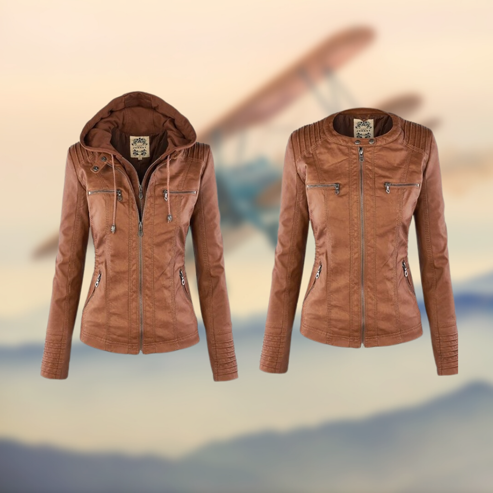 Casual Zip-Up Hooded Jacket