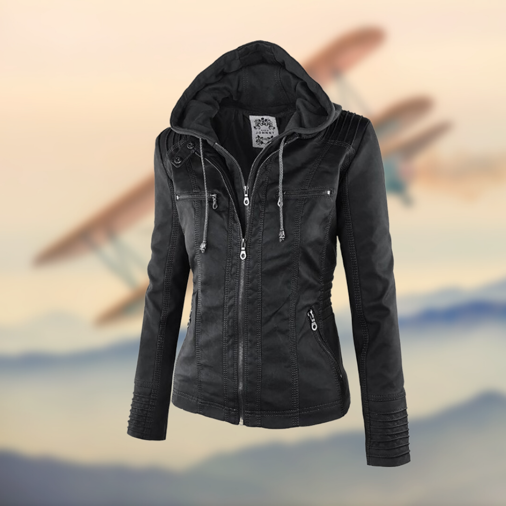 Casual Zip-Up Hooded Jacket