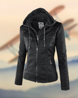 Casual Zip-Up Hooded Jacket
