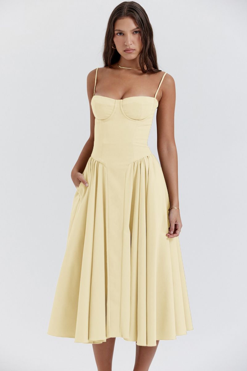 Vintage Cross-Border Fashionable Tank Long Dress