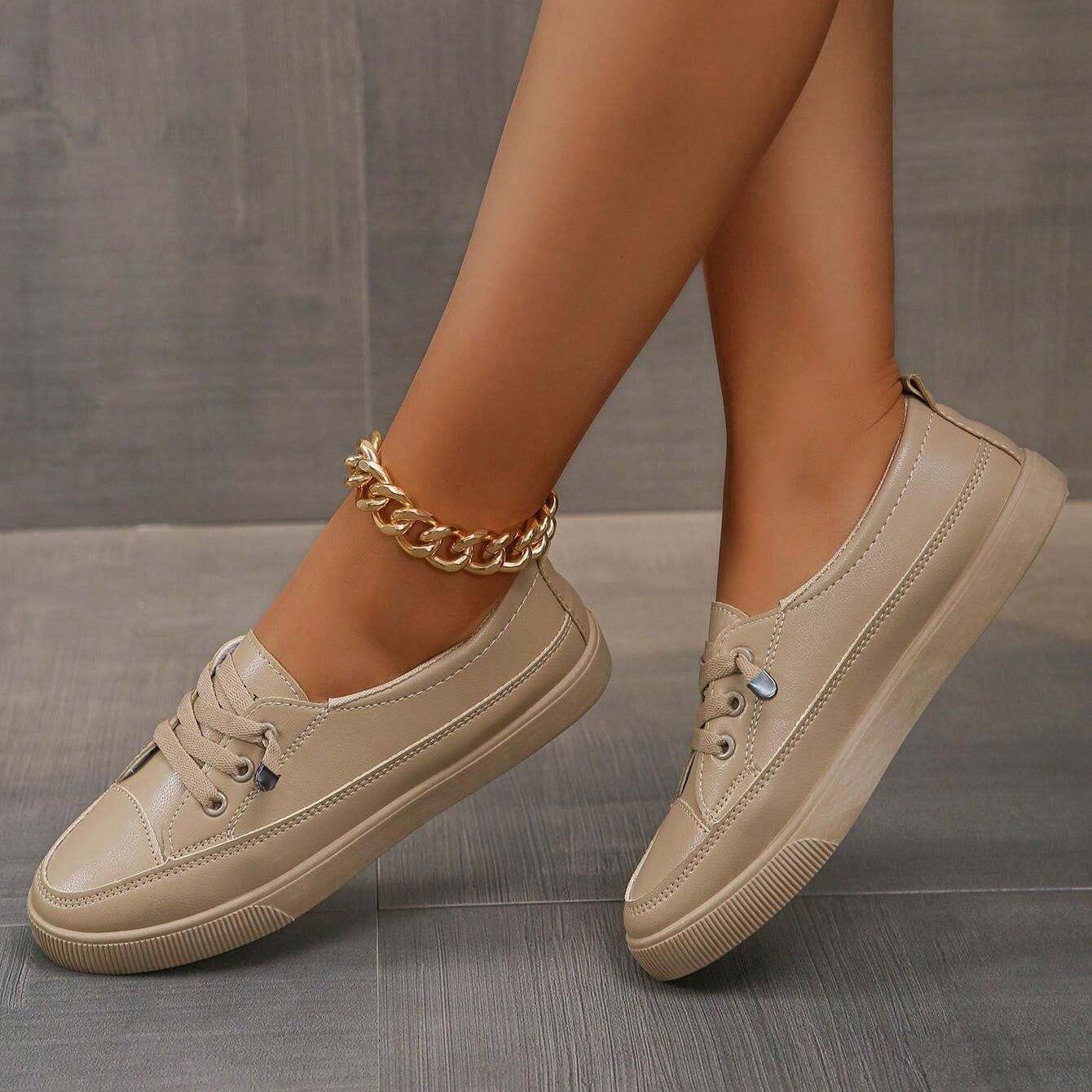 Elegant Women's Slip-On Sneakers – Stylish & Comfortable