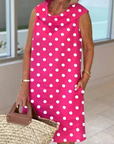 Polka Dot Sleeveless Dress