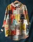 Creative Cat Shirt Featuring Sheila’s Art