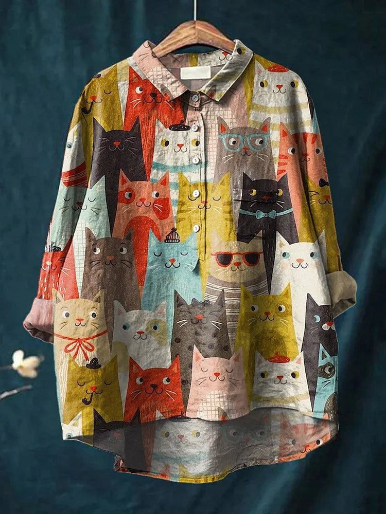 Cute Chloe Dog Drawing Print T-Shirt