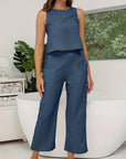 Easy Elegance Linen Two-Piece Set